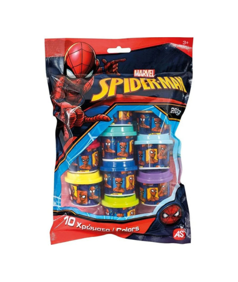 10 Dough Pots 1OZ In Polybag Spiderman, 60099